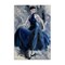 Stupell Industries Stylish Woman in Blue Dress Canvas Design by Lucille Lee